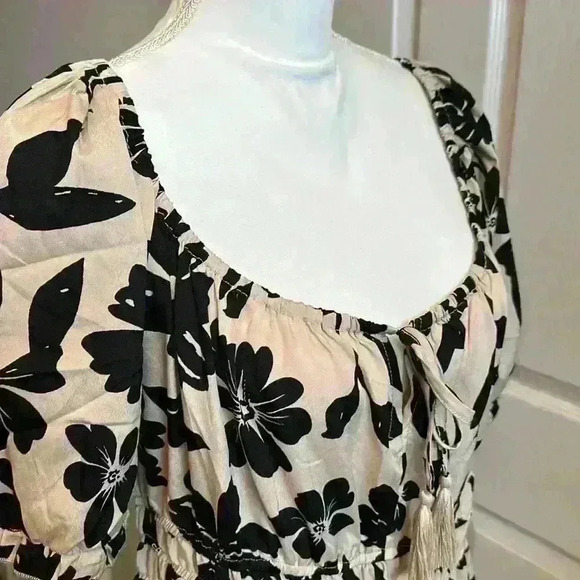 Hint of Blush NWT Short Sleeve Scoop Neck Elastic Waistband Women’s Size XL - Picture 3 of 14